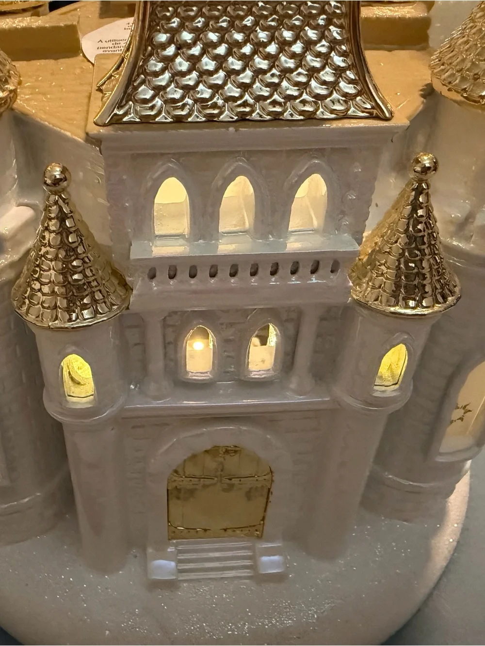 B& BW’s Disney Princess castle candle holder.